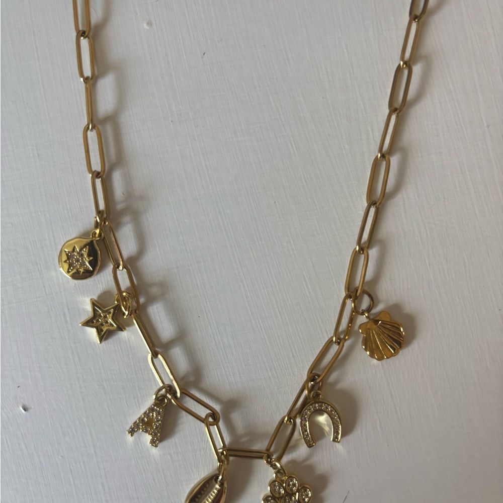 Gold Charm Necklace
